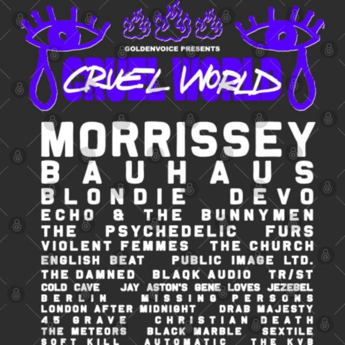 2024 Music Festival Cruel World Cali Shirt Gift For Men And Women 4