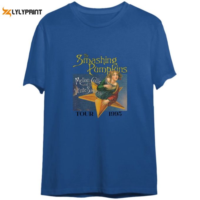 90'S Smashing Pumpkins Tour 1995 T-Shirt, Smashing Pumpkins T-Shirt 1