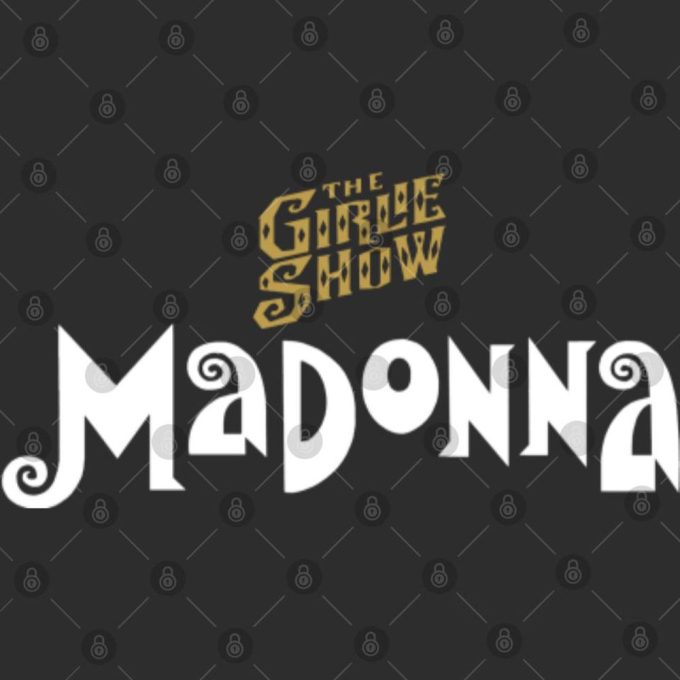 90S Madonna The Girlie Show Madonna Tour 1993 T-Shirt 4