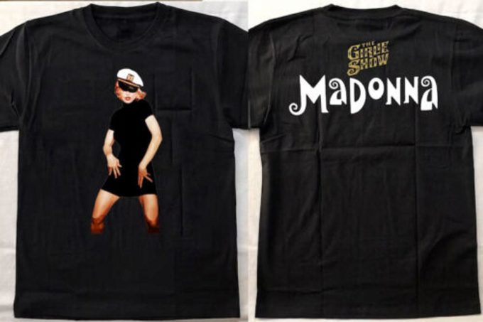 90S Madonna The Girlie Show Madonna Tour 1993 T-Shirt 5