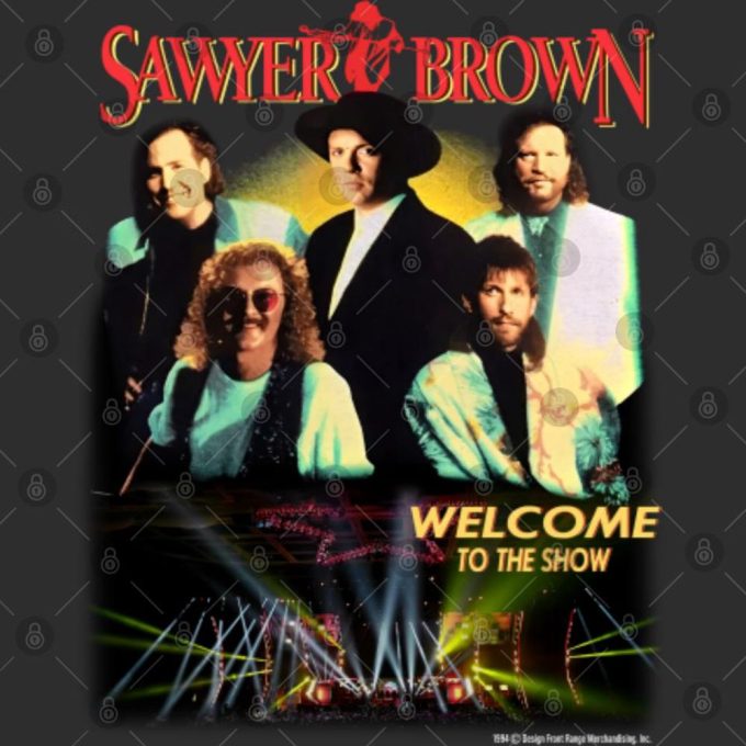 Vintage 1994 90S Sawyer Brown Welcome To The Show Promo T-Shirt: Classic Nostalgia 3