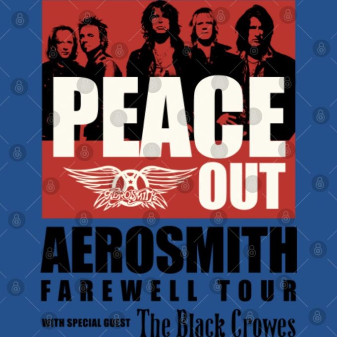 Aerosmith Farewell Tour Shirt: Peace Out With This Engaging Tour Merch 3