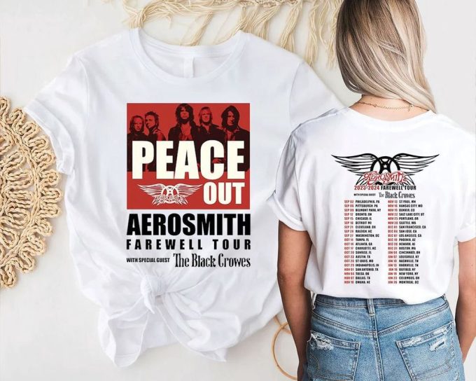 Aerosmith Farewell Tour Shirt: Peace Out With This Engaging Tour Merch 5