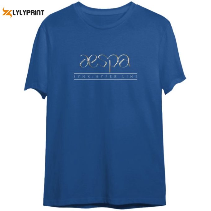 Aespa World Tour 2023 T-Shirt, Aespa Synk Hyper Line Tour Shirt, Aespa Tour 2023 Shirt 1