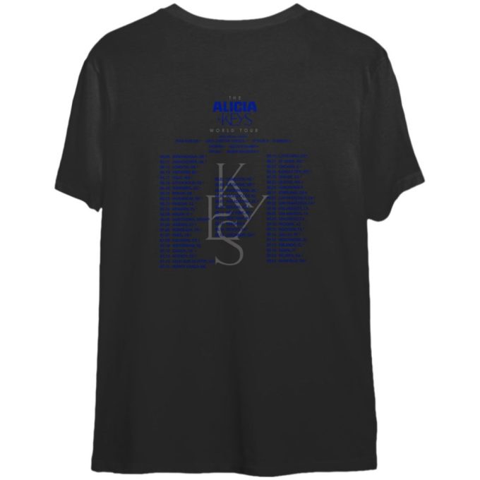 Alicia World Tour Shirt, The Alicia Keys World Tour Shirt, Alicia Keys Concert Shirt 2