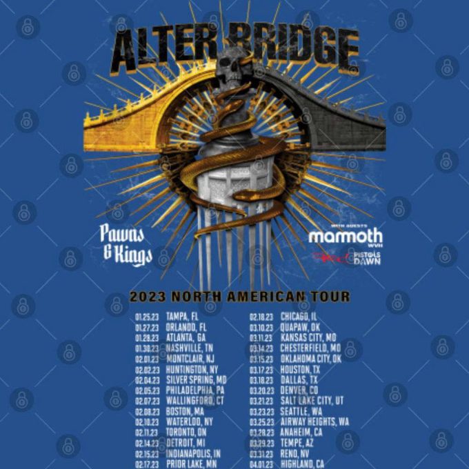 Alter Bridge Tour 2023 T-Shirt 3