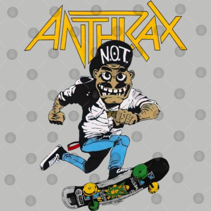 Anthrax Mosh It Up Tour 1987 T-Shirt, Vtg 80S Anthrax Tour Concert Graphic Shirt, Mosh It Up Shirt, Gift For Dad 3
