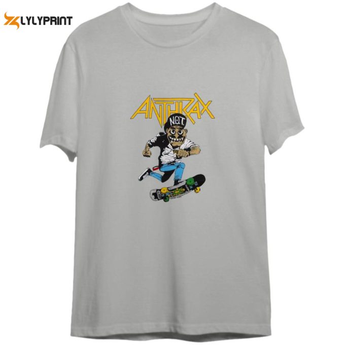 Anthrax Mosh It Up Tour 1987 T-Shirt, Vtg 80S Anthrax Tour Concert Graphic Shirt, Mosh It Up Shirt, Gift For Dad 1