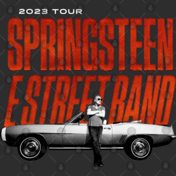 Authentic Vintage Bruce Springsteen 2023 Tour T-Shirt - Limited Edition 3