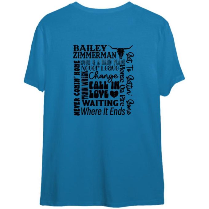 Bailey Zimmerman Music T-Shirt: Show Your Love For Zimmerman Songs! 2