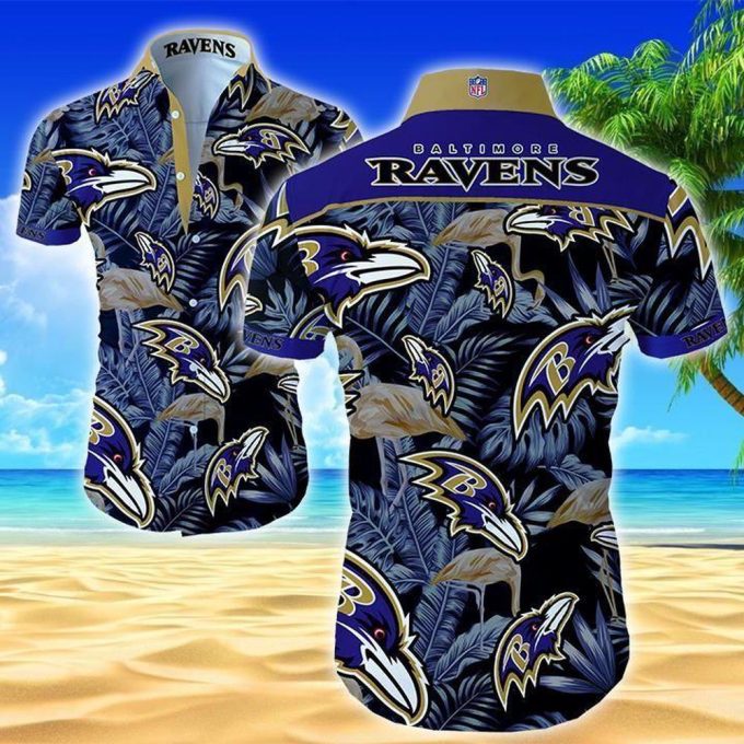 Baltimore Ravens Hawaiian Shirt Gift For Fans 1