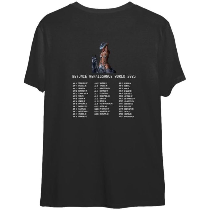 Beyonce Merch T-Shirt/By 2023 Shirt By Renaissance World Tour Merch 2