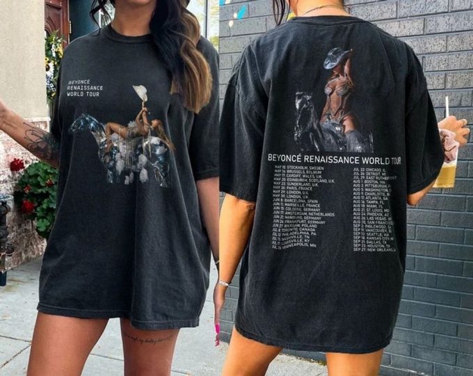 Beyonce Renaissance 2023 World Tour T-Shirt: Exclusive Merchandise For Fans! 5