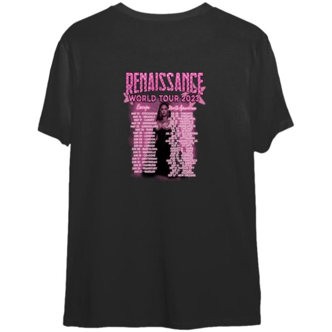 Beyonce Renaissance Tour 2023 T-Shirt, Renaissance Two Sides Shirt 2