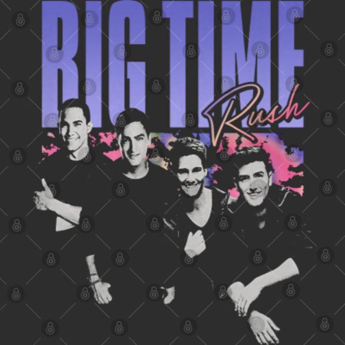 Official Big Time Rush Forever Tour T-Shirt: Limited Edition Merchandise 3