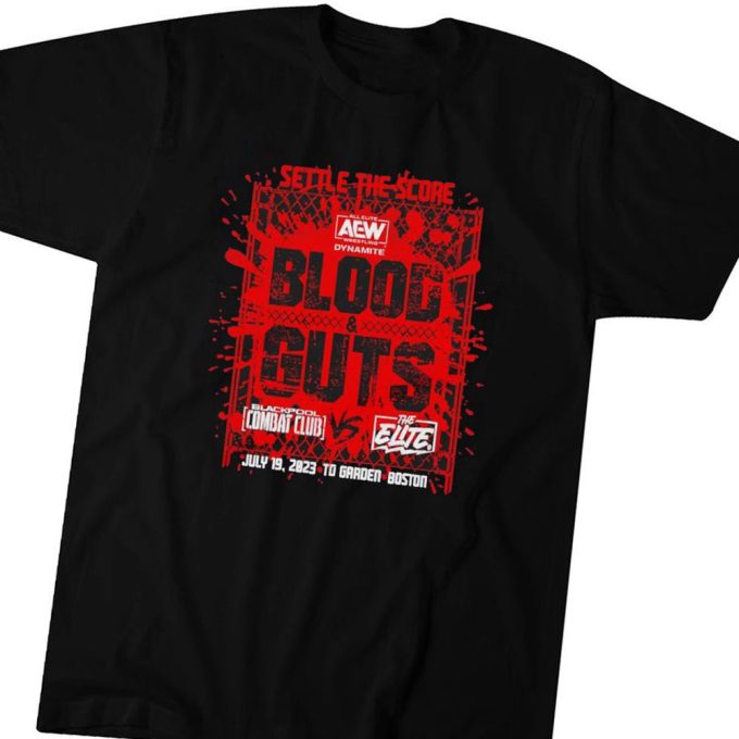 Blood And Guts 2023 Settle The Score T-Shirt Hoodie Gift For Men And Women 2