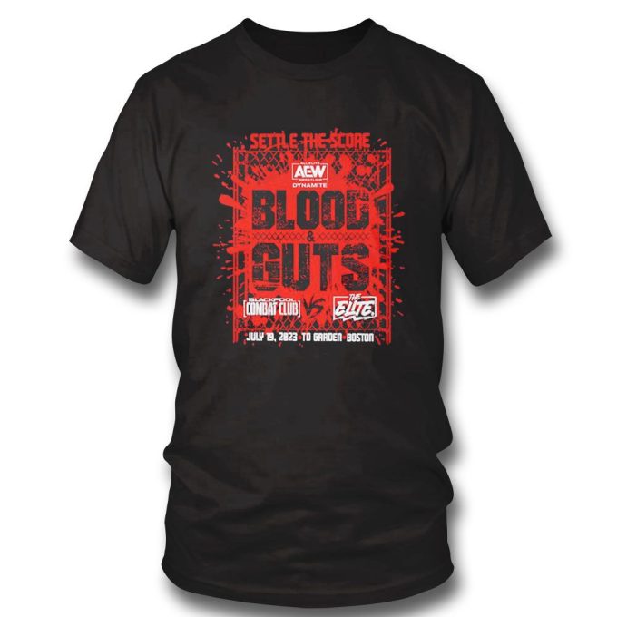 Blood And Guts 2023 Settle The Score T-Shirt Hoodie Gift For Men And Women 4