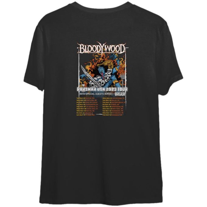 Bloodywood Rashak 2023 Usa Tour Veded And Wargam! Concert Tour Dates Shirtgift For Men And Women 2