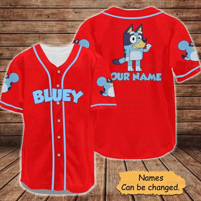 Blueydad Baseball Jersey, Custom Blueydad Baseball Jersey 2