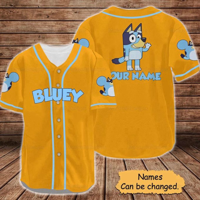 Blueydad Baseball Jersey, Custom Blueydad Baseball Jersey 3