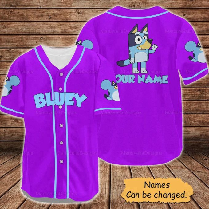 Blueydad Baseball Jersey, Custom Blueydad Baseball Jersey 4