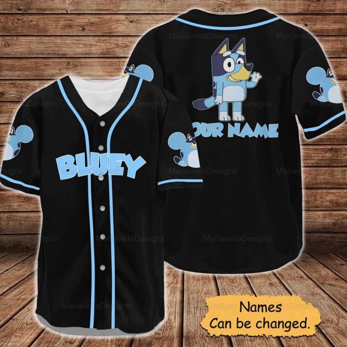 Blueydad Baseball Jersey, Custom Blueydad Baseball Jersey 6