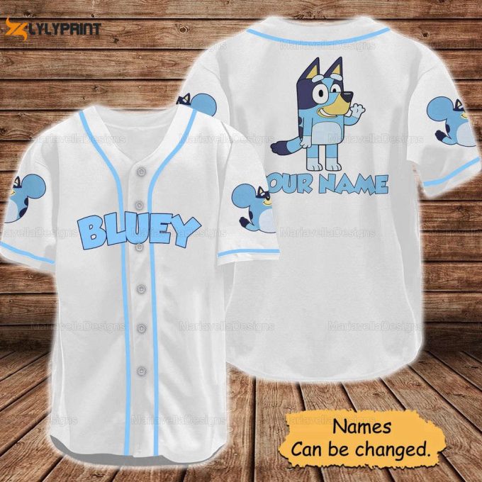 Blueydad Baseball Jersey, Custom Blueydad Baseball Jersey 1