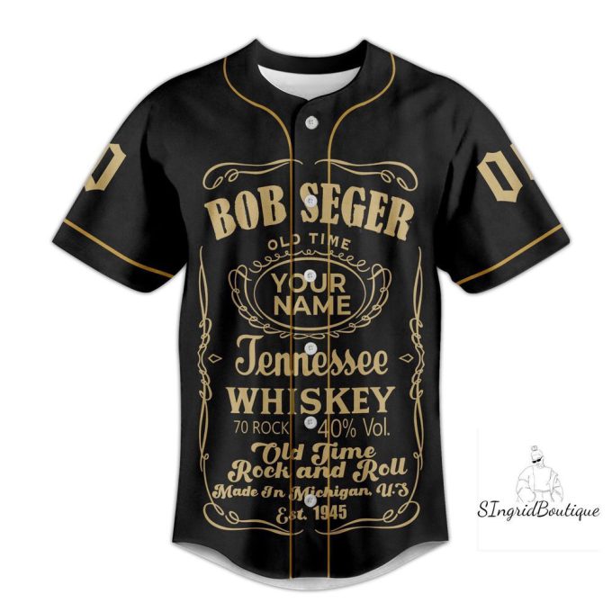 Bob Seger Jersey Shirt, Custom Bob Seger Baseball Jersey 2