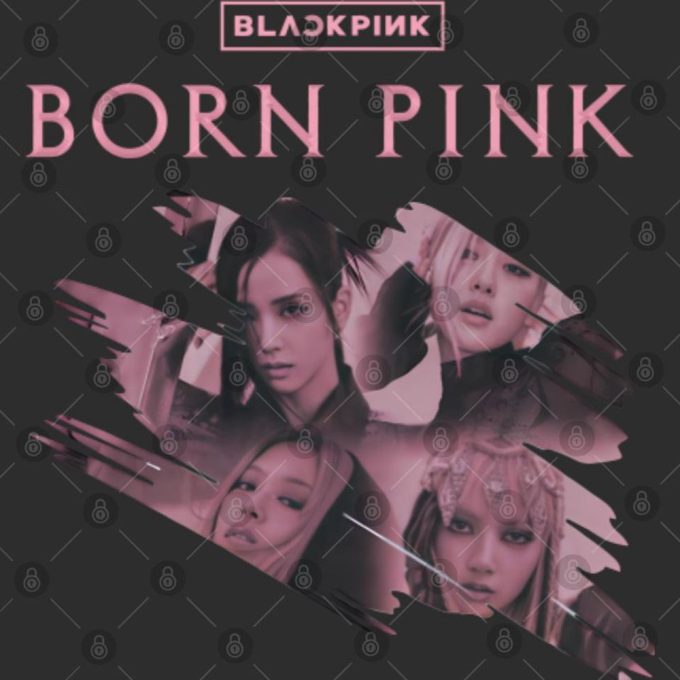 Born Pink 2023 Tour Doulbe-Sides Shirt, Blackpink World Tour T-Shirt, Black Pink Merch, Black Pink Concert Girls Outfit 2