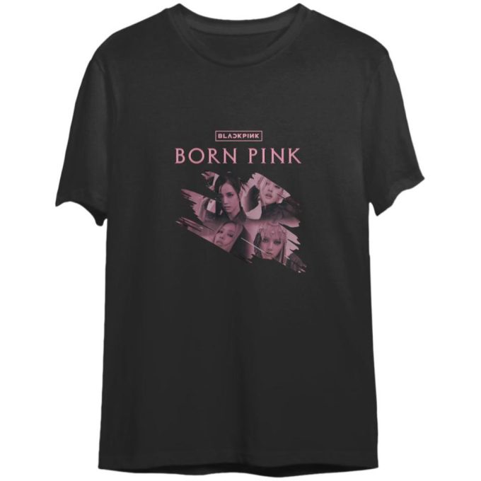 Born Pink 2023 Tour Doulbe-Sides Shirt, Blackpink World Tour T-Shirt, Black Pink Merch, Black Pink Concert Girls Outfit 1