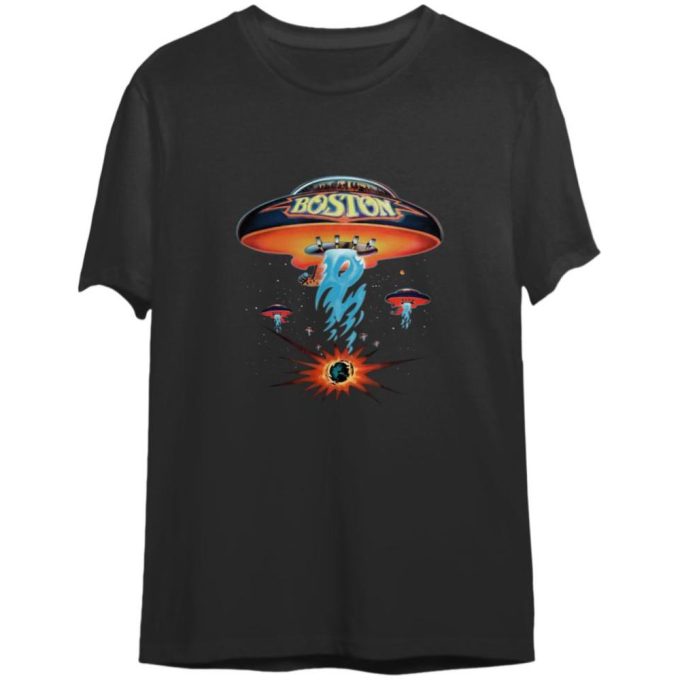 Vintage Boston Rock Band 1987 Tour T-Shirt: Relive The Epic Concert Experience! 1