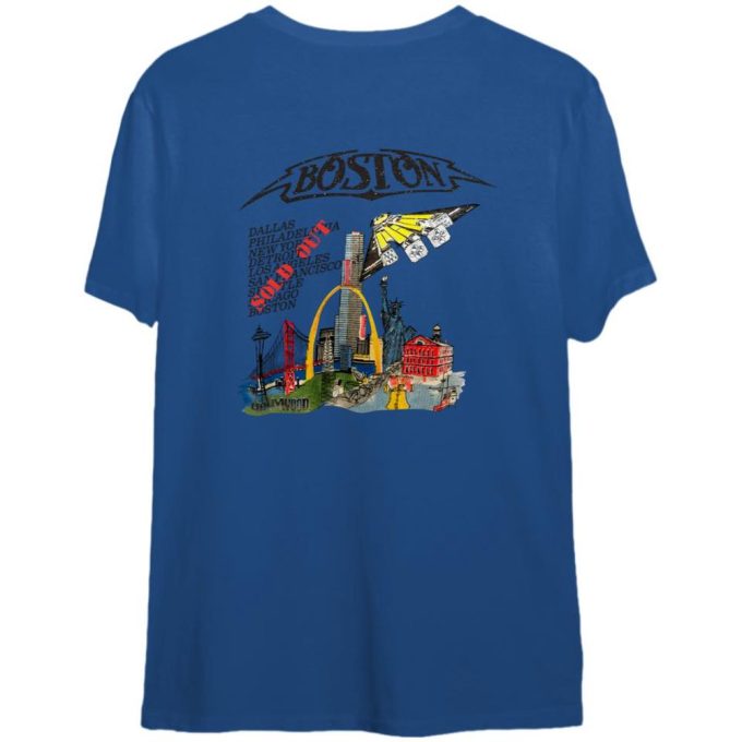 Vintage Boston Third Stage Tour 87 T-Shirt - Rock Band Merchandise 2