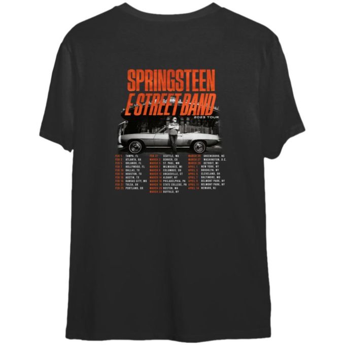 Bruce Springsteen And The E Street Band Tour 2023 T-Shirt 2