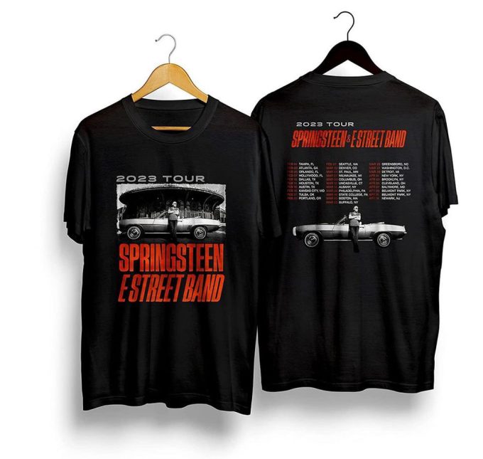 Bruce Springsteen And The E Street Band Tour 2023 T-Shirt,Vintage Bruce Springsteen Shirt 5