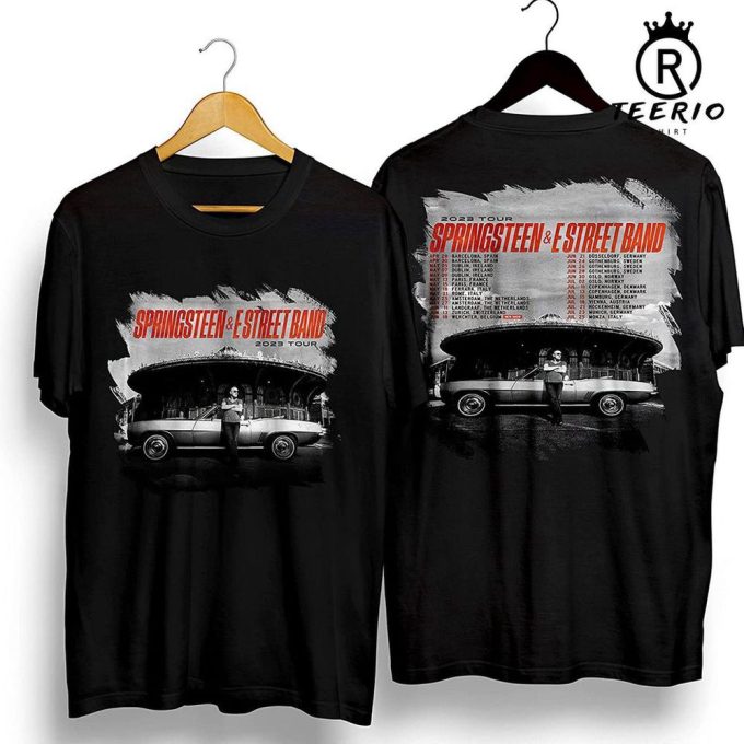 Bruce Springsteen Tour 2023 T-Shirt, Music Tour 2023 Shirt 4