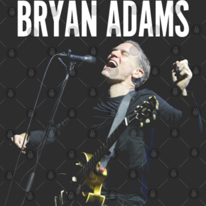 Bryan Adams Tour 2023 T-Shirt, So Happy Hurts Tour T-Shirt 3