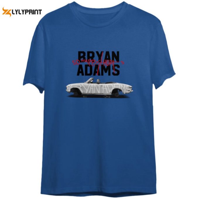 Bryan Adams Tour 2023 T-Shirt, So Happy Hurts Tour, Vintage Bryan Adams Shirt 1