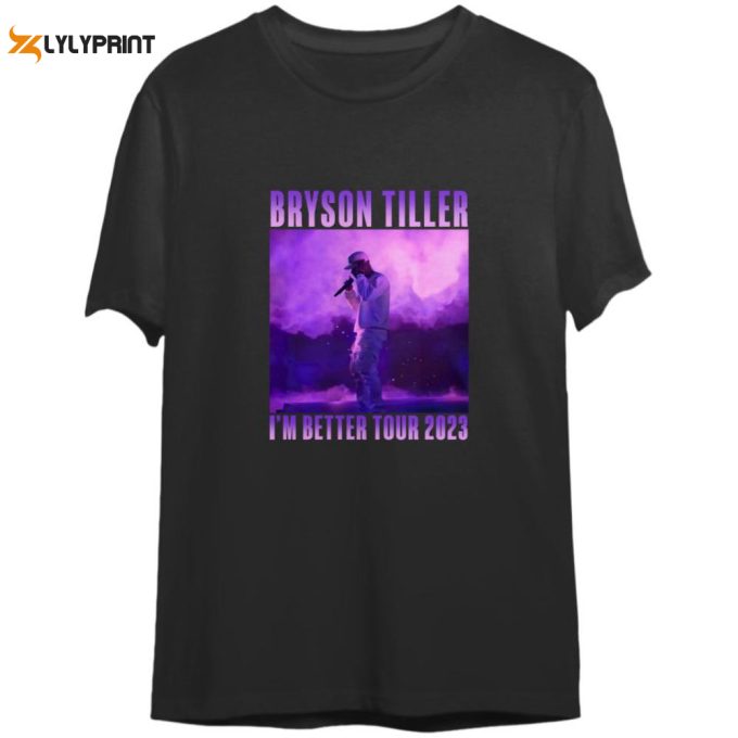 Bryson Tiller Back And Im Better Tour 2023 T Shirt, Bryson Tiller Shirt 1