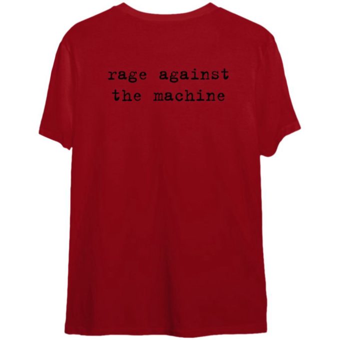 Calm Like A Bomb Unisex T-Shirt: Rage Against (Back Print) 2