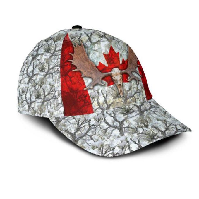 Canada - Moose Hunting Classic Cap Baseball Hat 3