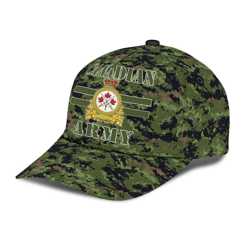 Canadian Veteran Army Classic Cap: Stylish Baseball Hat for Men 309