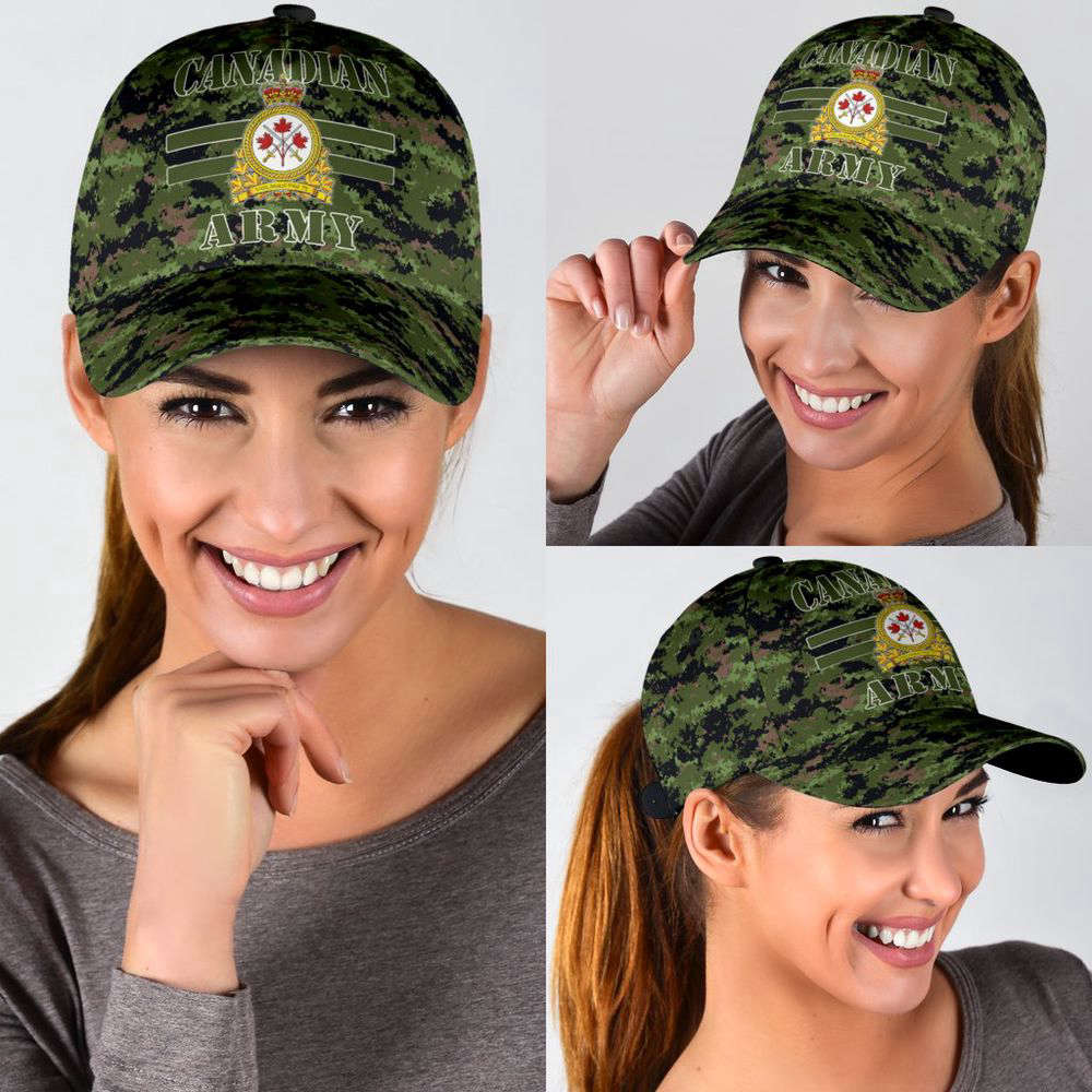 Canadian Veteran Army Classic Cap: Stylish Baseball Hat for Men 311
