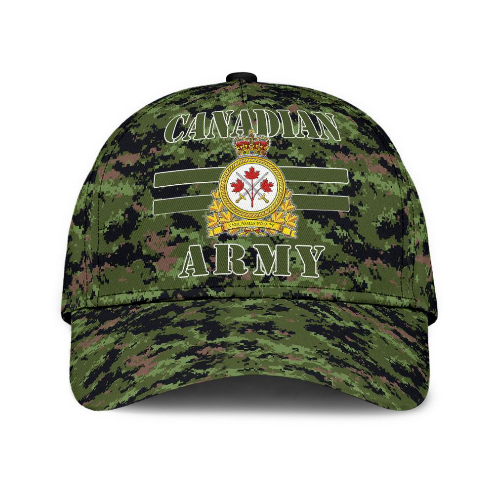 Canadian Veteran Army Classic Cap: Stylish Baseball Hat for Men 313
