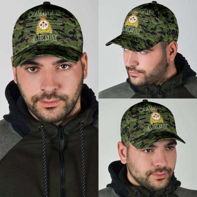 Canadian Veteran Army Classic Cap: Stylish Baseball Hat For Men 6