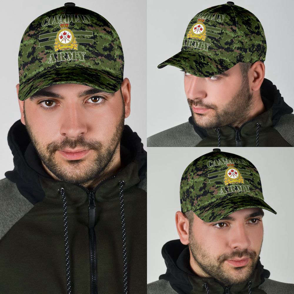 Canadian Veteran Army Classic Cap: Stylish Baseball Hat for Men 315