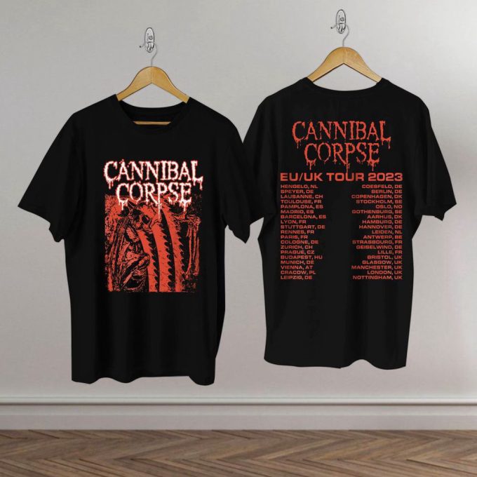 Cannibal Corpse Eu Uk Tour 2023 T-Shirt 5