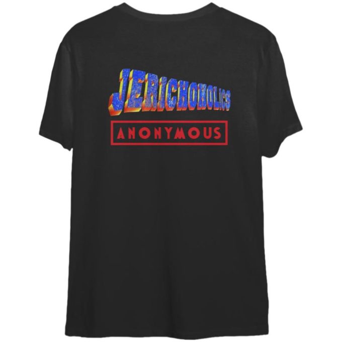 Chris Jericho Wwe Monday Night Raw Jericholic Men S Black T-Shirt: Iconic Wrestling Gear 2