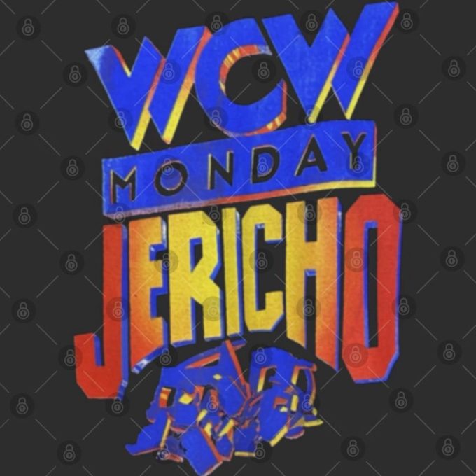 Chris Jericho Wwe Monday Night Raw Jericholic Men S Black T-Shirt: Iconic Wrestling Gear 3