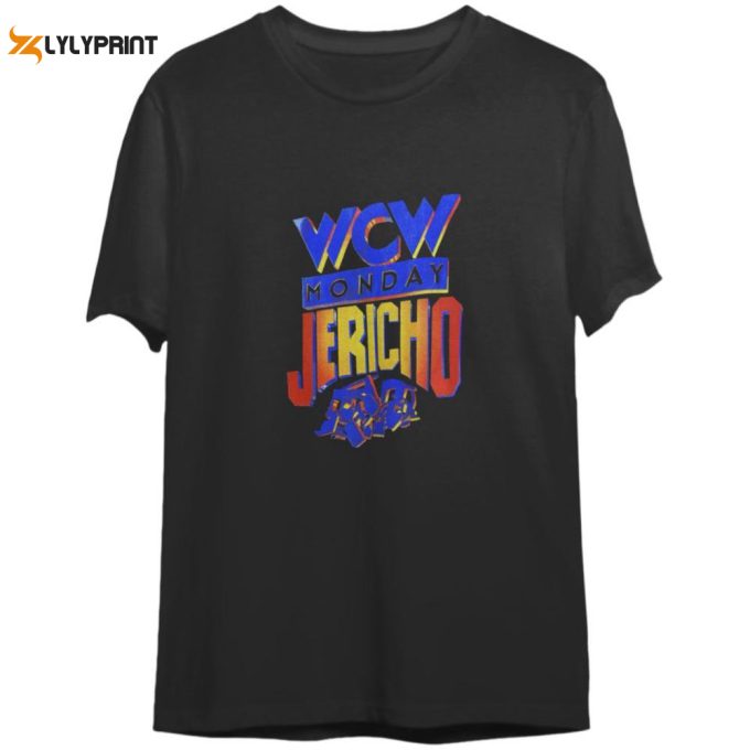 Chris Jericho Wwe Monday Night Raw Jericholic Men S Black T-Shirt: Iconic Wrestling Gear 1