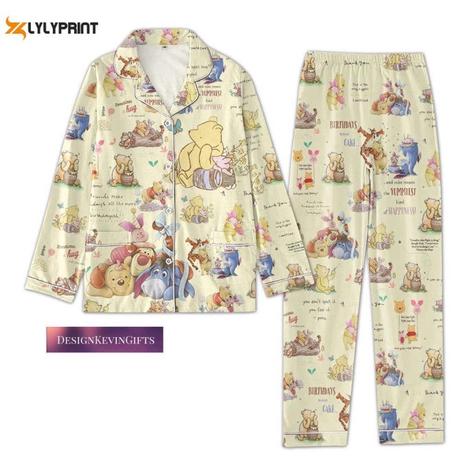 Christmas Pooh Pajamas, Pooh And Friends Christmas Pajama, Winnie The Pooh Pyjamas 1